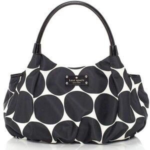 Kate Spade Black and White Polka Dot Shoulder Bag